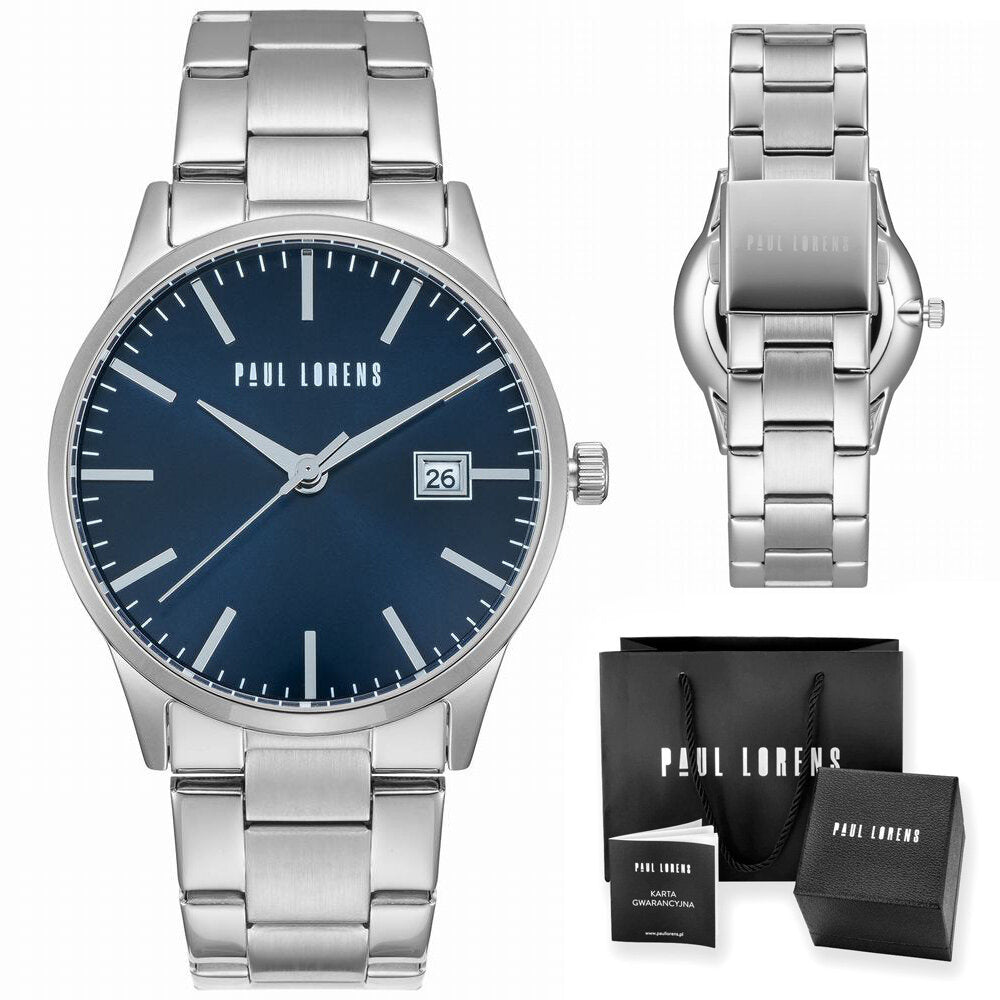 ZEGAREK MĘSKI PAUL LORENS - PL14573B-6C1  (zg367d) + BOX-8