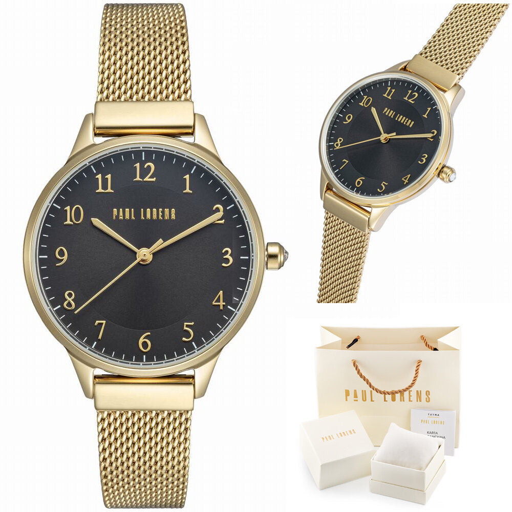 ZEGAREK DAMSKI PAUL LORENS -  PL12189B-1D1 (zg550a) + BOX-7