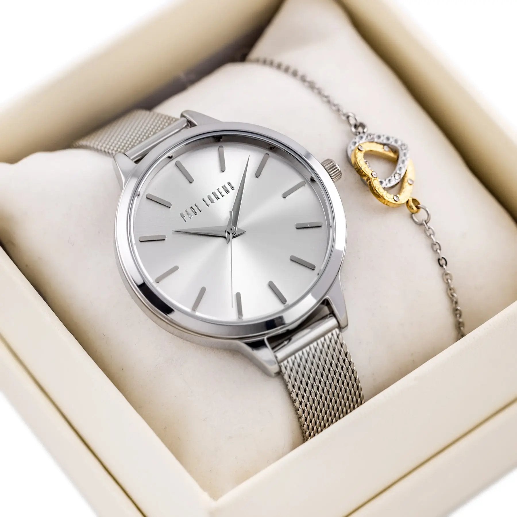 KOMPLET PREZENTOWY DAMSKI PAUL LORENS Zegarek + bransoletka (zg506e) KOMPLET PREZENTOWY DAMSKI PAUL LORENS Zegarek + bransoletka (zg506e) -  5905937209142