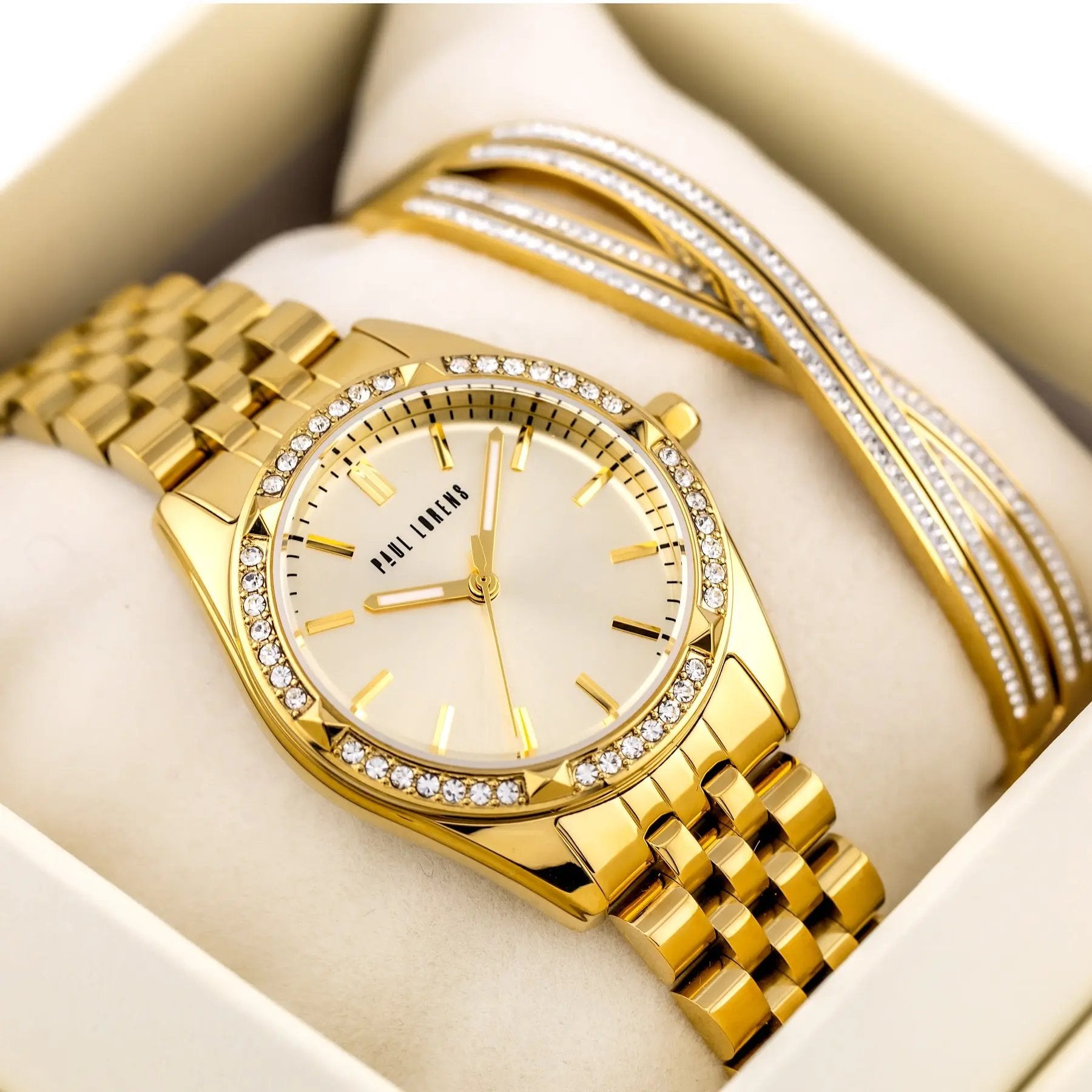 KOMPLET PREZENTOWY DAMSKI PAUL LORENS Zegarek + bransoletka (zg543d) KOMPLET PREZENTOWY DAMSKI PAUL LORENS Zegarek + bransoletka (zg543d) -  5905937209197