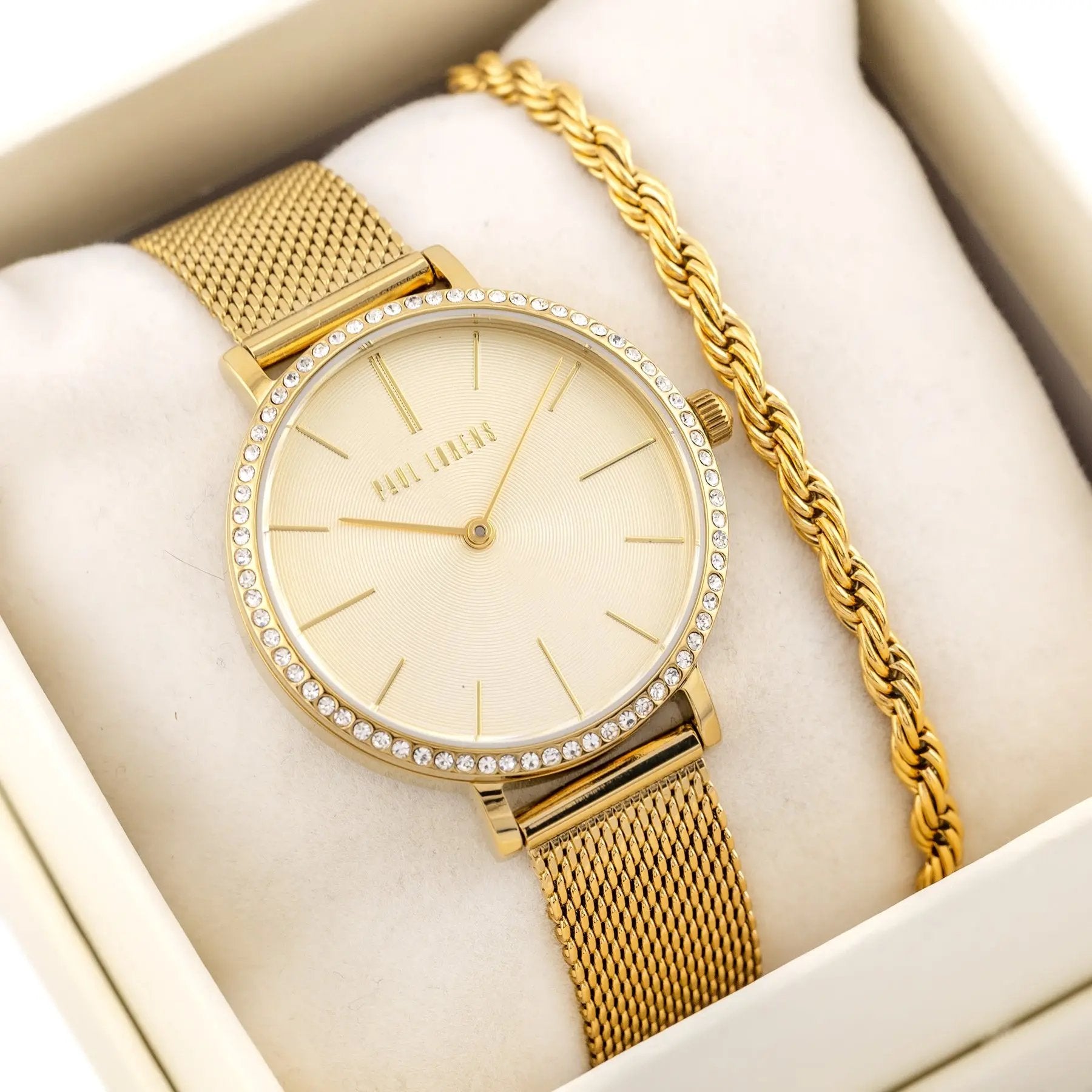 KOMPLET PREZENTOWY DAMSKI PAUL LORENS - Zegarek + bransoletka (zg553e) KOMPLET PREZENTOWY DAMSKI PAUL LORENS  Zegarek + bransoletka (zg553e)  5905937209272