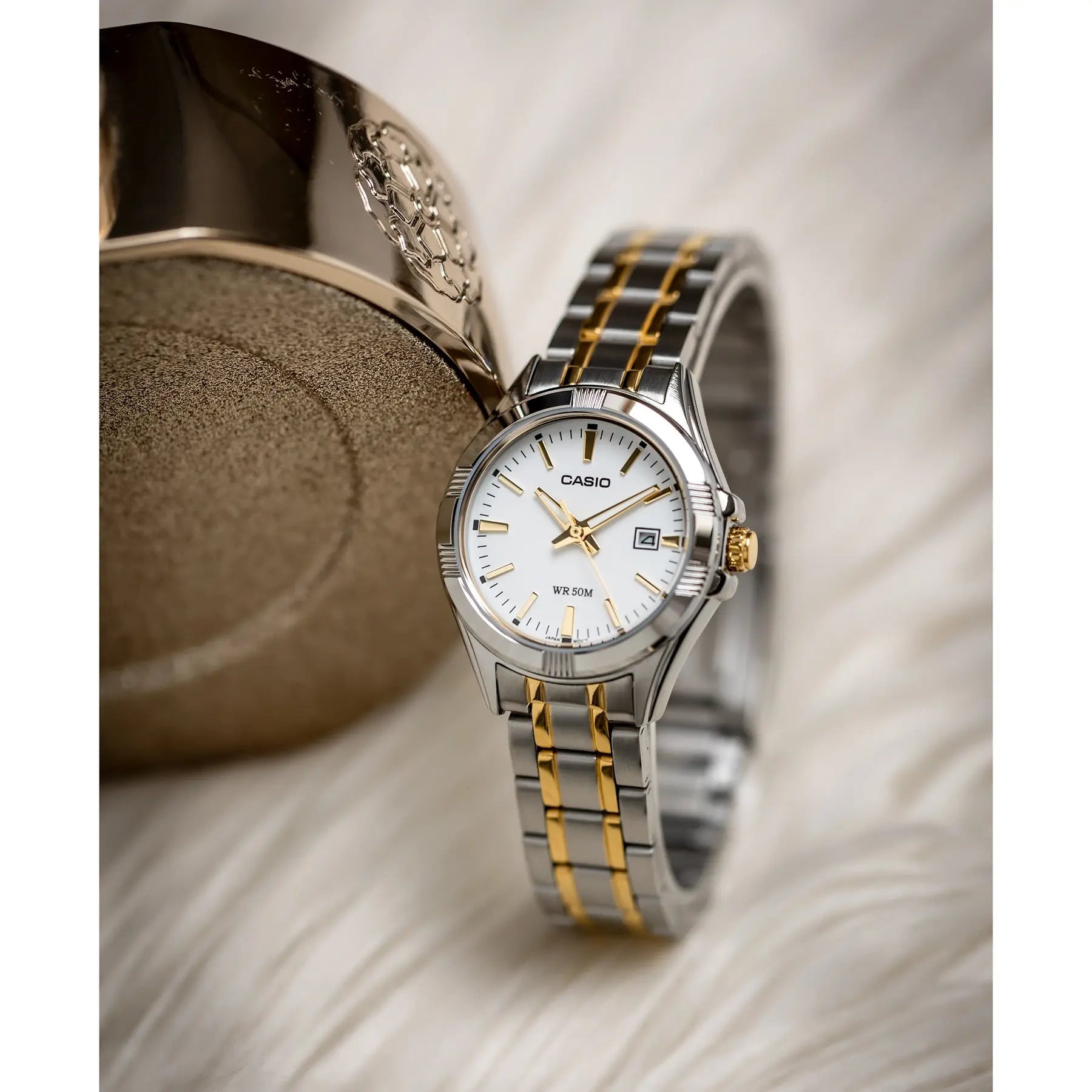 ZEGAREK DAMSKI CASIO LTP-1308SG-7AVDF (zd605c) + BOX ZEGAREK DAMSKI CASIO LTP-1308SG-7AVDF (zd605c) + BOX - Lorence 4971850927181