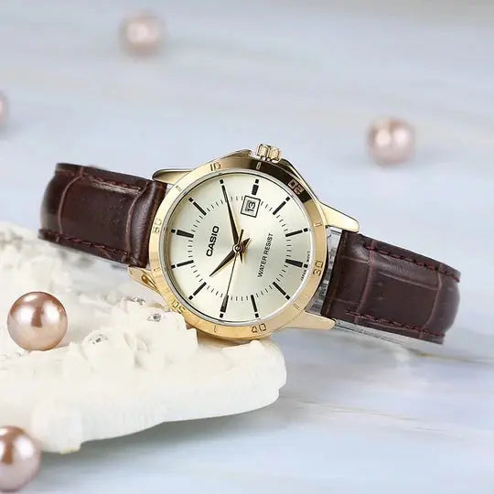 ZEGAREK DAMSKI CASIO LTP-V004GL-9A (zd569d) + BOX-5
