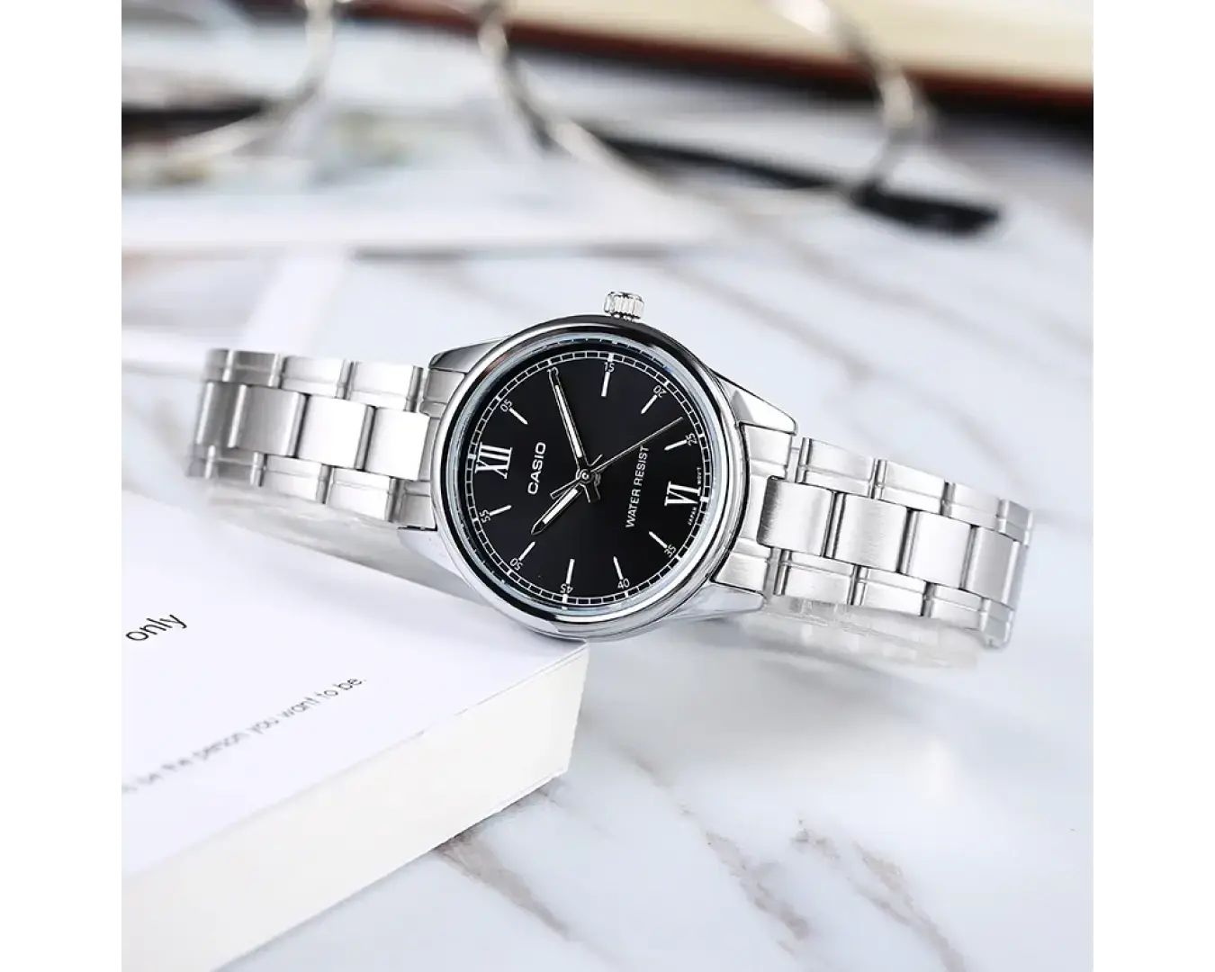 ZEGAREK DAMSKI CASIO  LTP-V005D-1B2 (zd586k) + BOX ZEGAREK DAMSKI CASIO  LTP-V005D-1B2 (zd586k) + BOX - Lorence 4549526221545