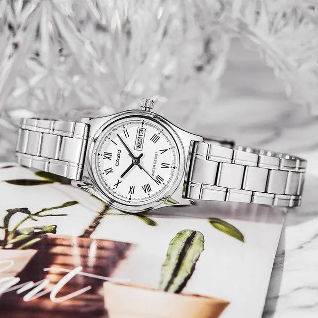 ZEGAREK DAMSKI CASIO LTP-V006D-7B  + BOX ZEGAREK DAMSKI CASIO LTP-V006D-7B  + BOX - Lorence 4971850030362