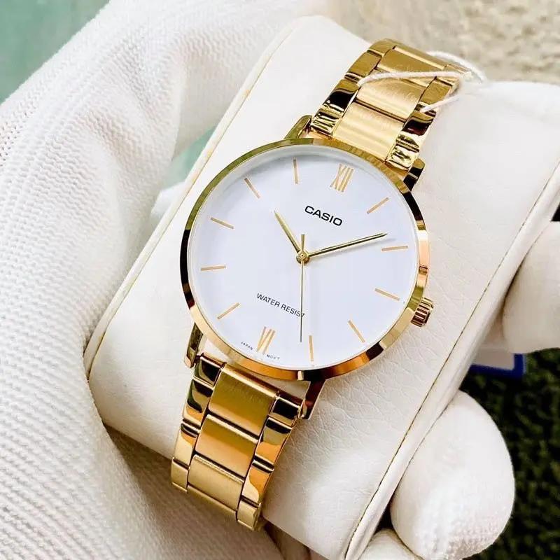ZEGAREK DAMSKI CASIO LTP-VT01G-7BUDF + BOX ZEGAREK DAMSKI CASIO LTP-VT01G-7BUDF + BOX - Lorence 4549526270789