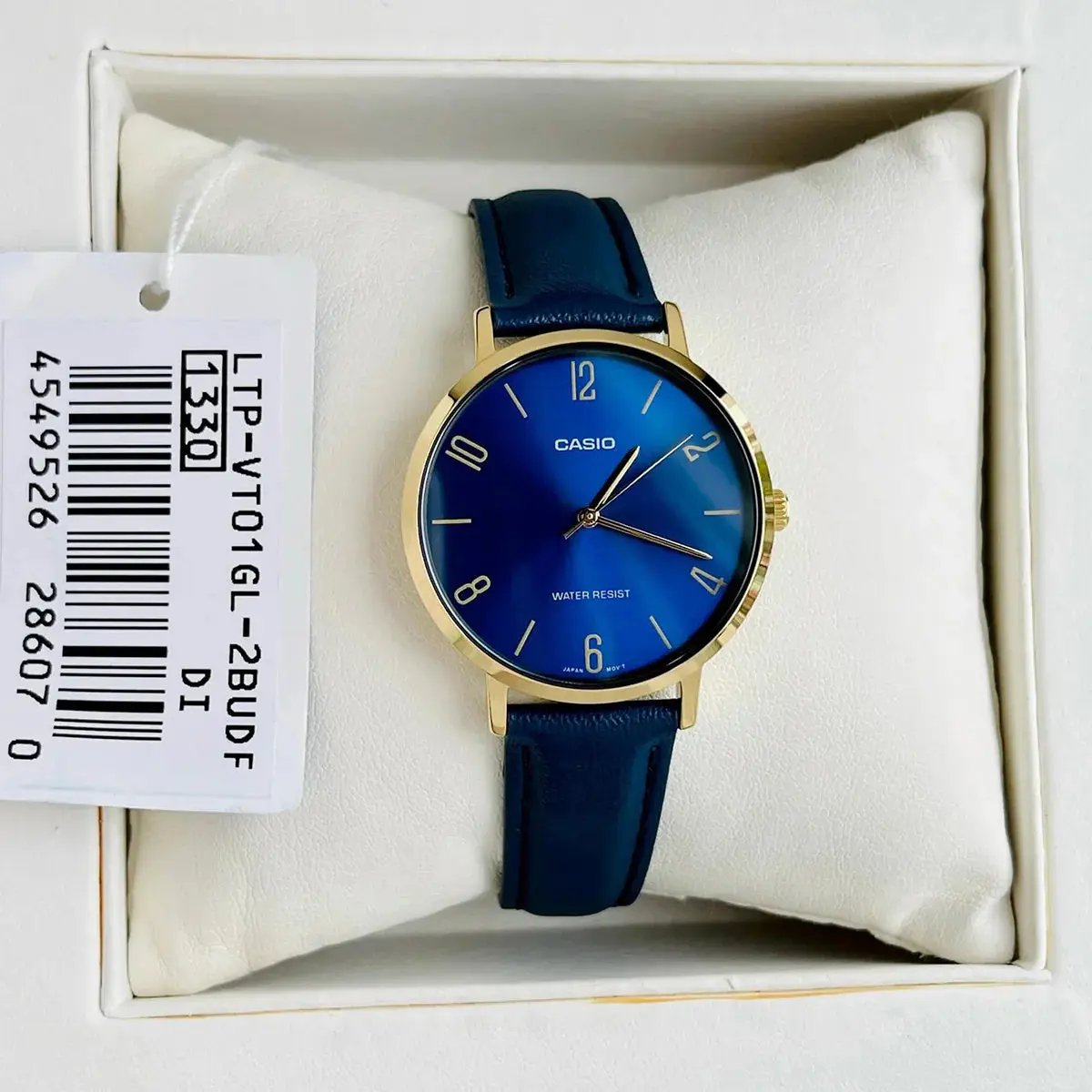 ZEGAREK DAMSKI CASIO LTP-VT01GL-2B + BOX ZEGAREK DAMSKI CASIO LTP-VT01GL-2B + BOX - Lorence 4549526286070