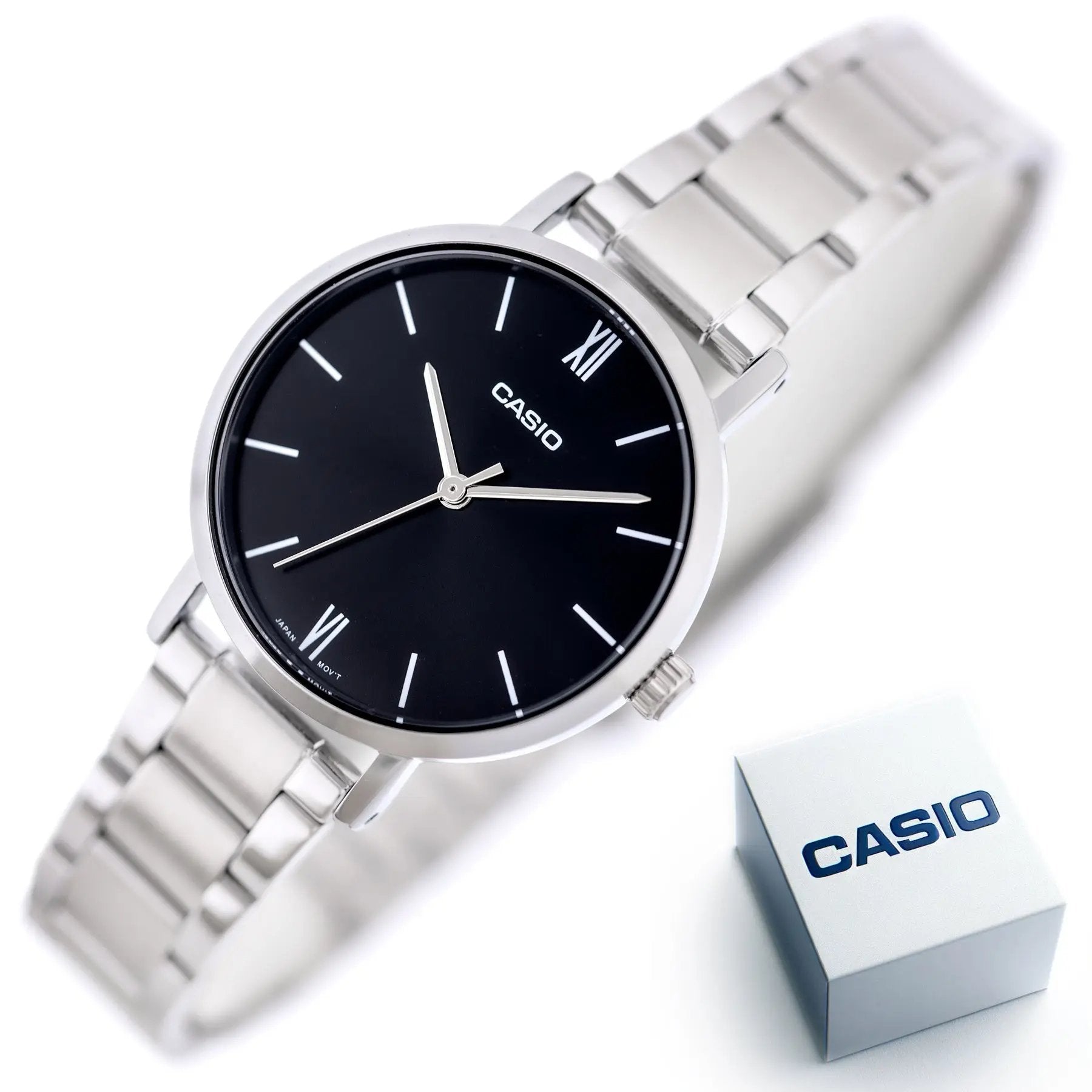 ZEGAREK DAMSKI CASIO LTP-VT02D-1A  + BOX ZEGAREK DAMSKI CASIO LTP-VT02D-1A  + BOX - Lorence 4549526320194