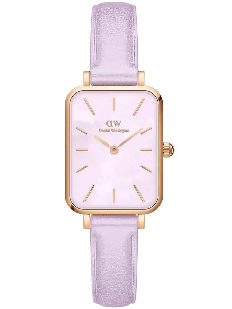 ZEGAREK DAMSKI DANIEL WELLINGTON Quadro Lavender Mop 20mm DW00100637 + BOX (zw521b) ZEGAREK DAMSKI DANIEL WELLINGTON Quadro Lavender Mop 20mm DW00100637 +  7315030048100