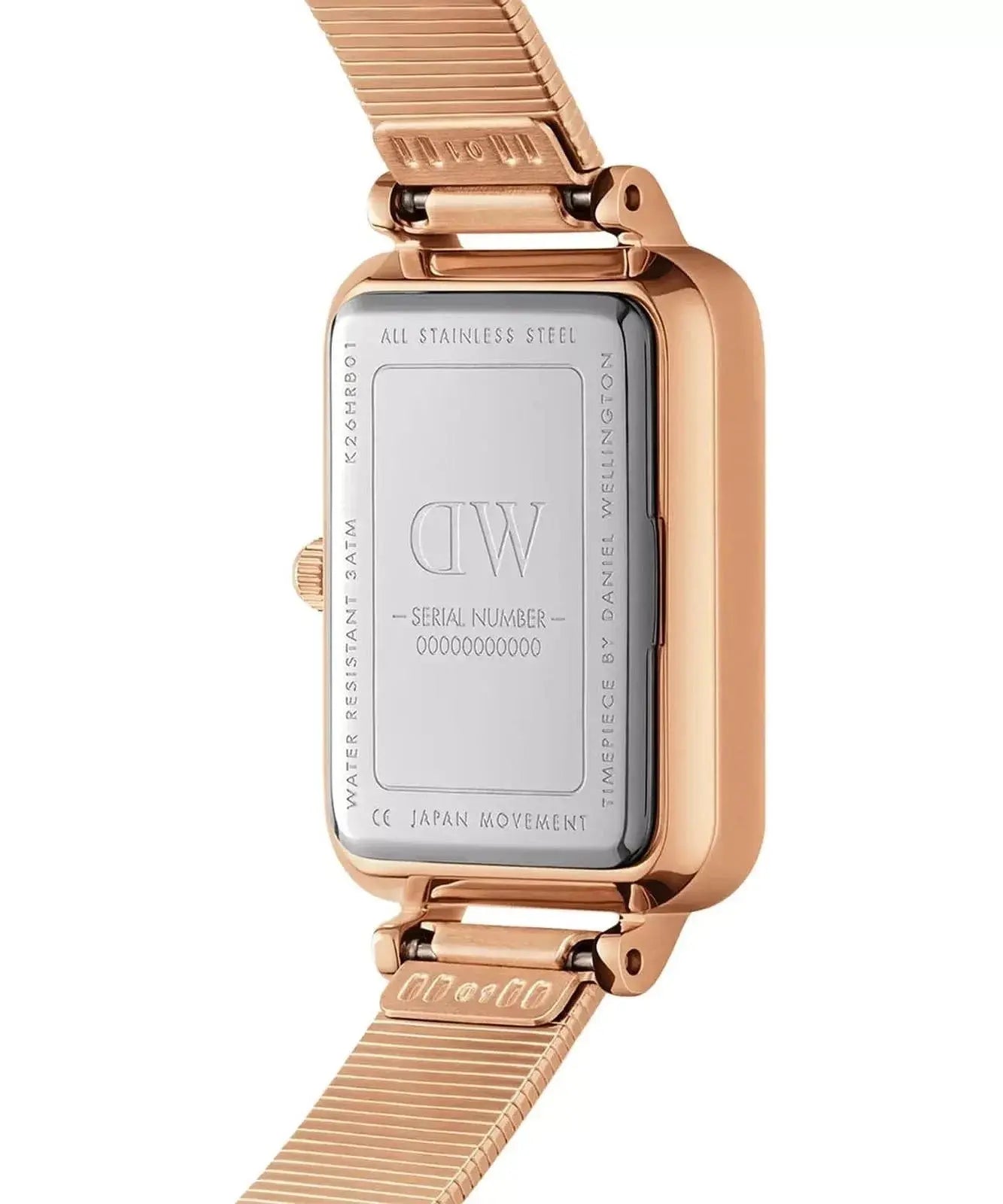 ZEGAREK DAMSKI DANIEL WELLINGTON Quadro Lumine Pressed Piano 20mm DW00100578 + BOX (zw519b) ZEGAREK DAMSKI DANIEL WELLINGTON Quadro Lumine Pressed Piano 20mm  7315030040906