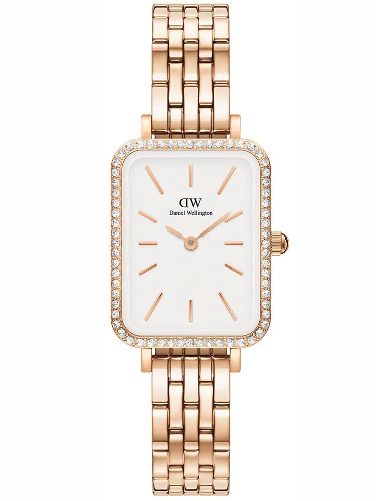 ZEGAREK DAMSKI DANIEL WELLINGTON Quadro Rose Gold DW00100672 + BOX (zw519h) ZEGAREK DAMSKI DANIEL WELLINGTON Quadro Rose Gold DW00100672 + BOX  7315030053692