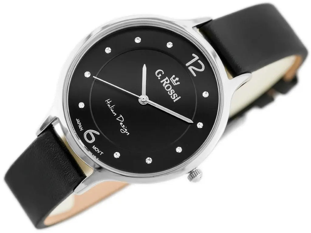 ZEGAREK DAMSKI G. ROSSI - 10411A-1A1 NA PASKU (zg714e) + BOX-2