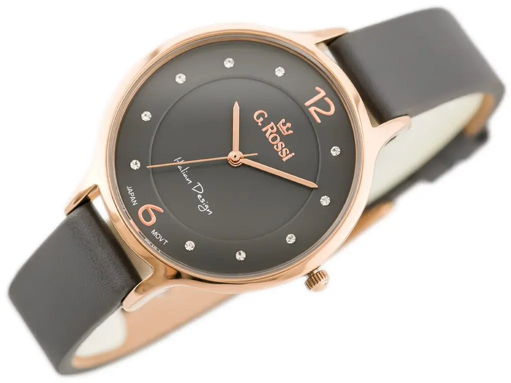 ZEGAREK DAMSKI G. ROSSI - 10411A-1B3 NA PASKU (zg714d) + BOX-2