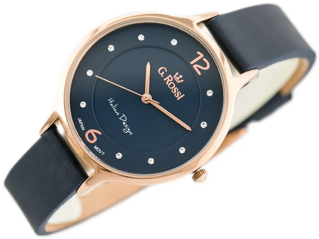 ZEGAREK DAMSKI G. ROSSI - 10411A-6F3 NA PASKU  (zg714g) + BOX-2