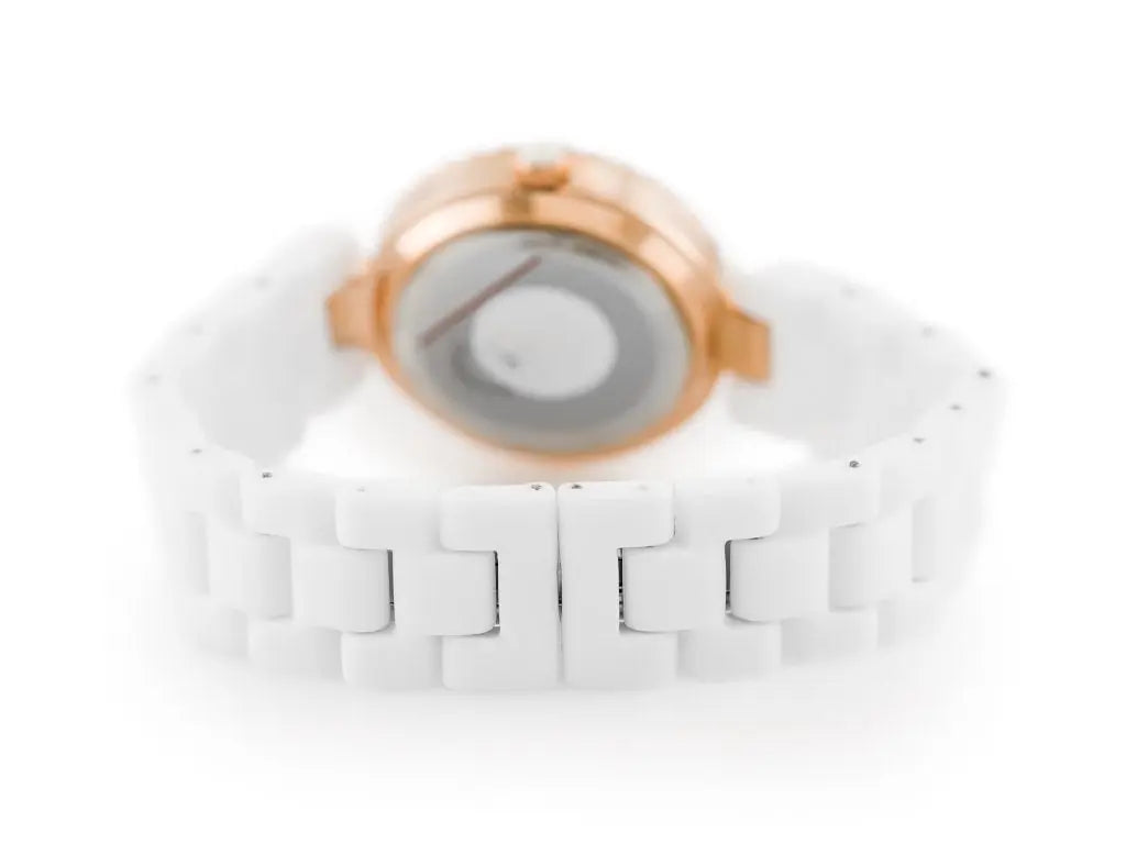 ZEGAREK DAMSKI LONGBO - white/gold (zx610a)-4