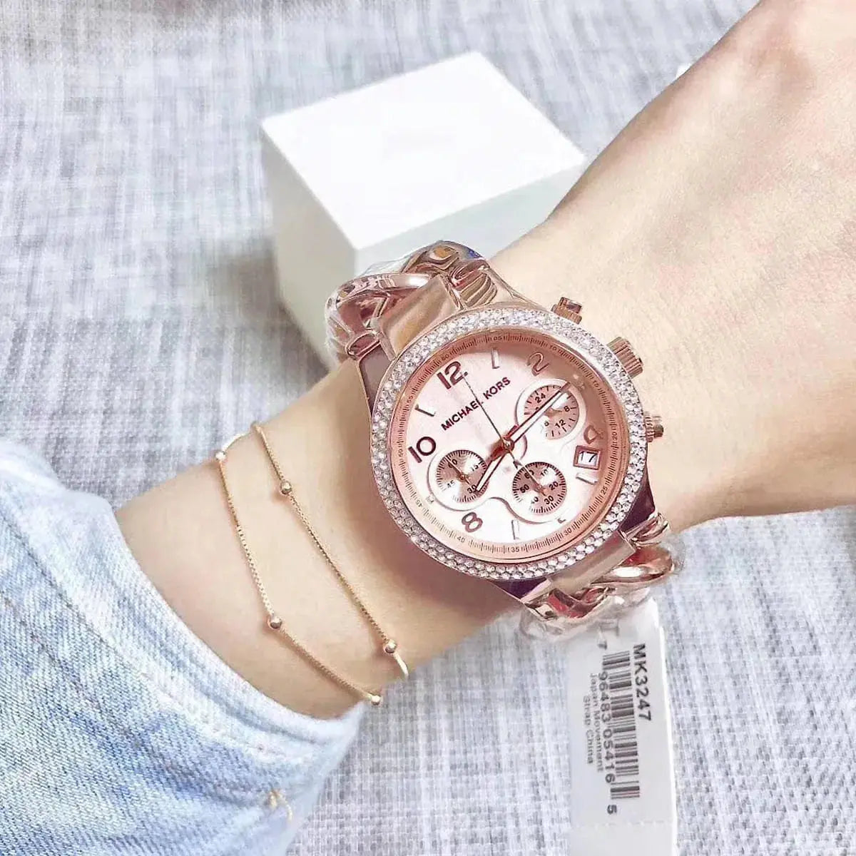 ZEGAREK DAMSKI MICHAEL KORS MK3247 + BOX ZEGAREK DAMSKI MICHAEL KORS MK3247 + BOX - Lorence 796483054165