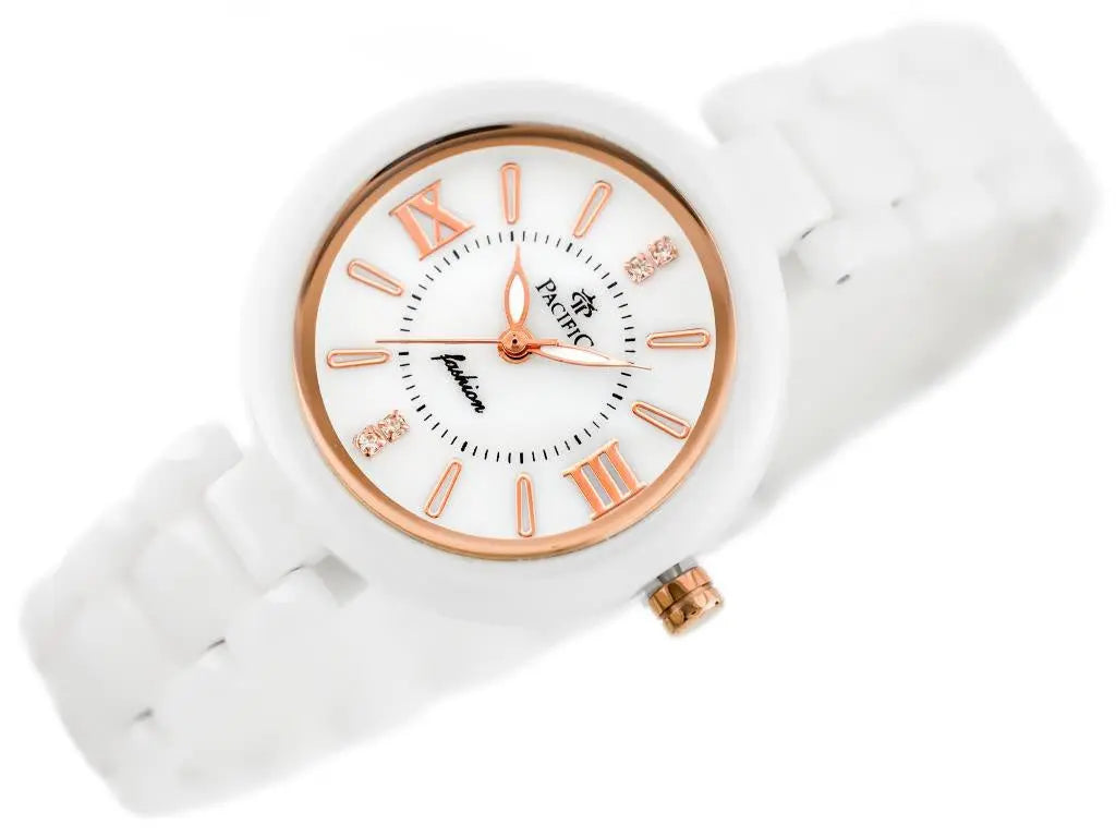 ZEGAREK DAMSKI PACIFIC A6004 - CERAMIKA (zy585b)-2