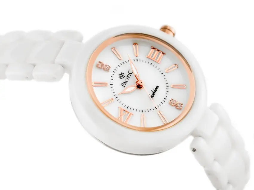ZEGAREK DAMSKI PACIFIC A6004 - CERAMIKA (zy585b)-3