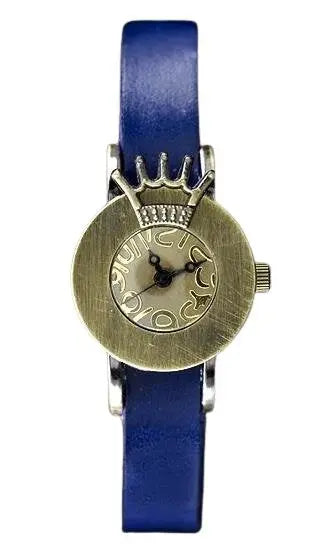 ZEGAREK DAMSKI TAYMA - RETRO PUNK 28 - niebieski (zx585c)-1