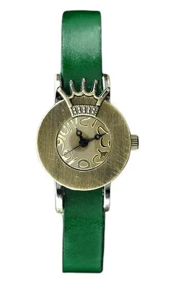 ZEGAREK DAMSKI TAYMA - RETRO PUNK 28 - zielony (zx585f)-1