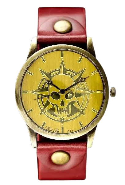 ZEGAREK DAMSKI TAYMA - RETRO PUNK 32 -czerwony (zx594b)-1