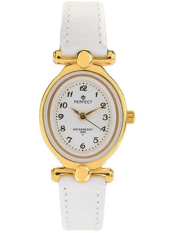 ZEGAREK DZIECIĘCY PERFECT L036-01 KOMUNIJNY - biały/złoty + BOX (zp799b) ZEGAREK DZIECIĘCY PERFECT L036-01 KOMUNIJNY - biały/złoty + BOX  5905839019481
