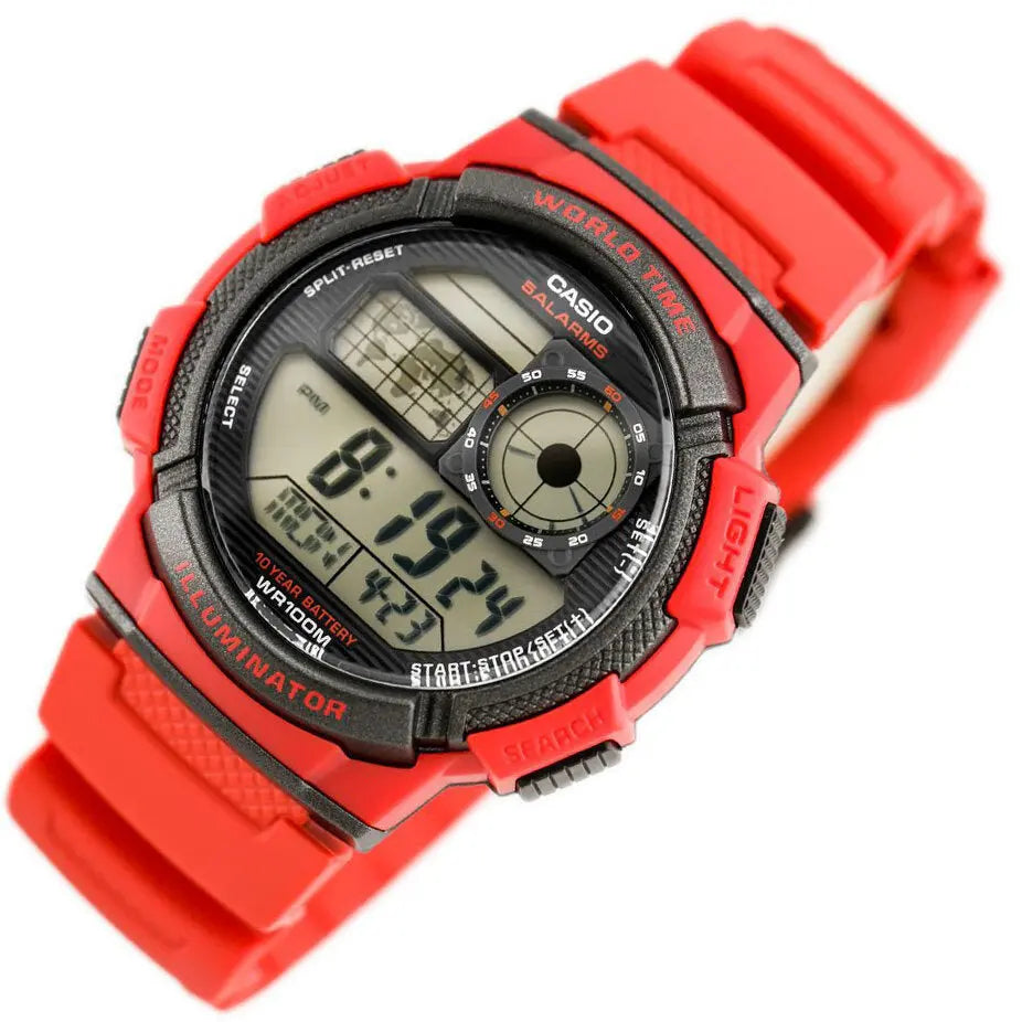 ZEGAREK MĘSKI CASIO AE-1000W 4AV (zd073c) - WORLD TIME + BOX-2