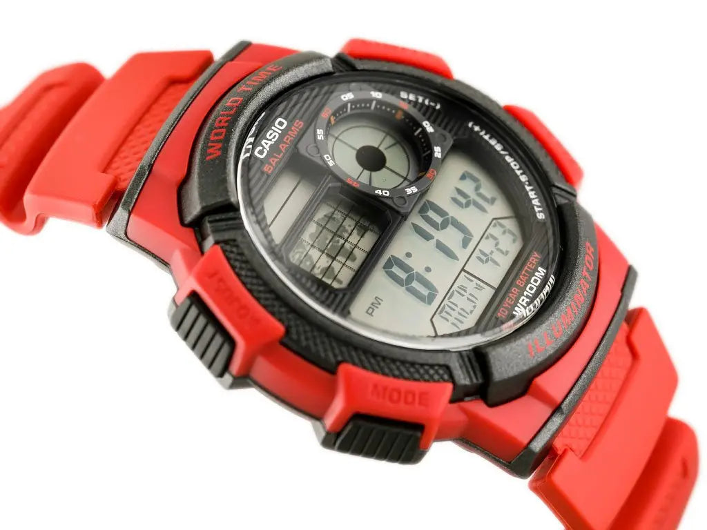 ZEGAREK MĘSKI CASIO AE-1000W 4AV (zd073c) - WORLD TIME + BOX-3