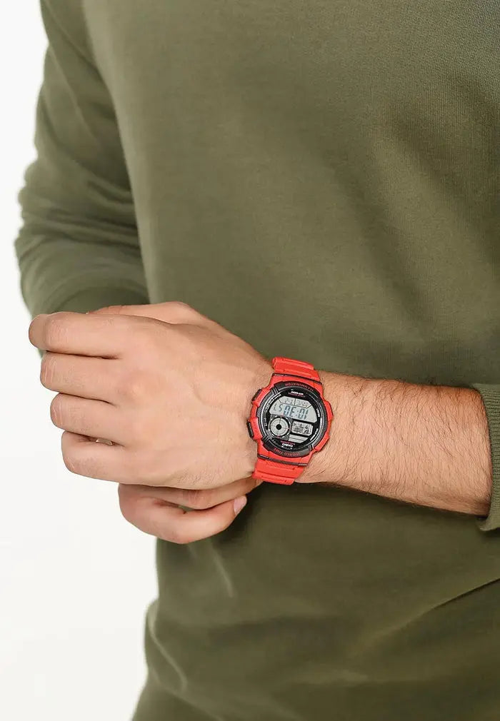 ZEGAREK MĘSKI CASIO AE-1000W 4AV (zd073c) - WORLD TIME + BOX-7