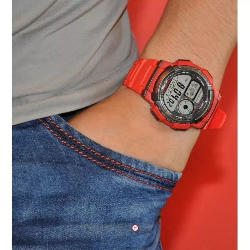 ZEGAREK MĘSKI CASIO AE-1000W 4AV (zd073c) - WORLD TIME + BOX-8