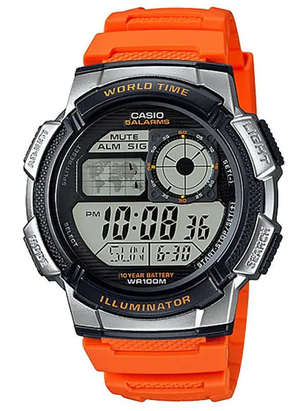 ZEGAREK MĘSKI CASIO AE-1000W 4BV (zd073d) - WORLD TIME + BOX-1