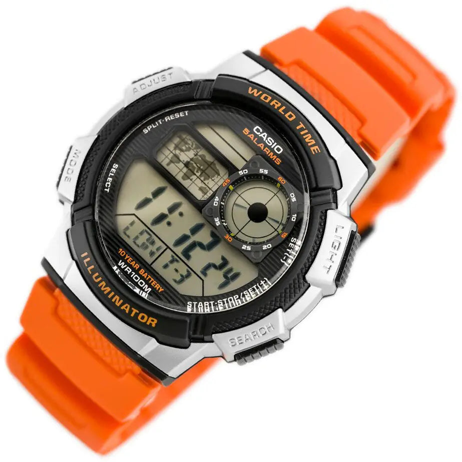 ZEGAREK MĘSKI CASIO AE-1000W 4BV (zd073d) - WORLD TIME + BOX-2