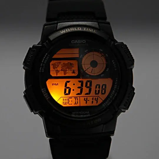 ZEGAREK MĘSKI CASIO AE-1000W 4BV (zd073d) - WORLD TIME + BOX-4