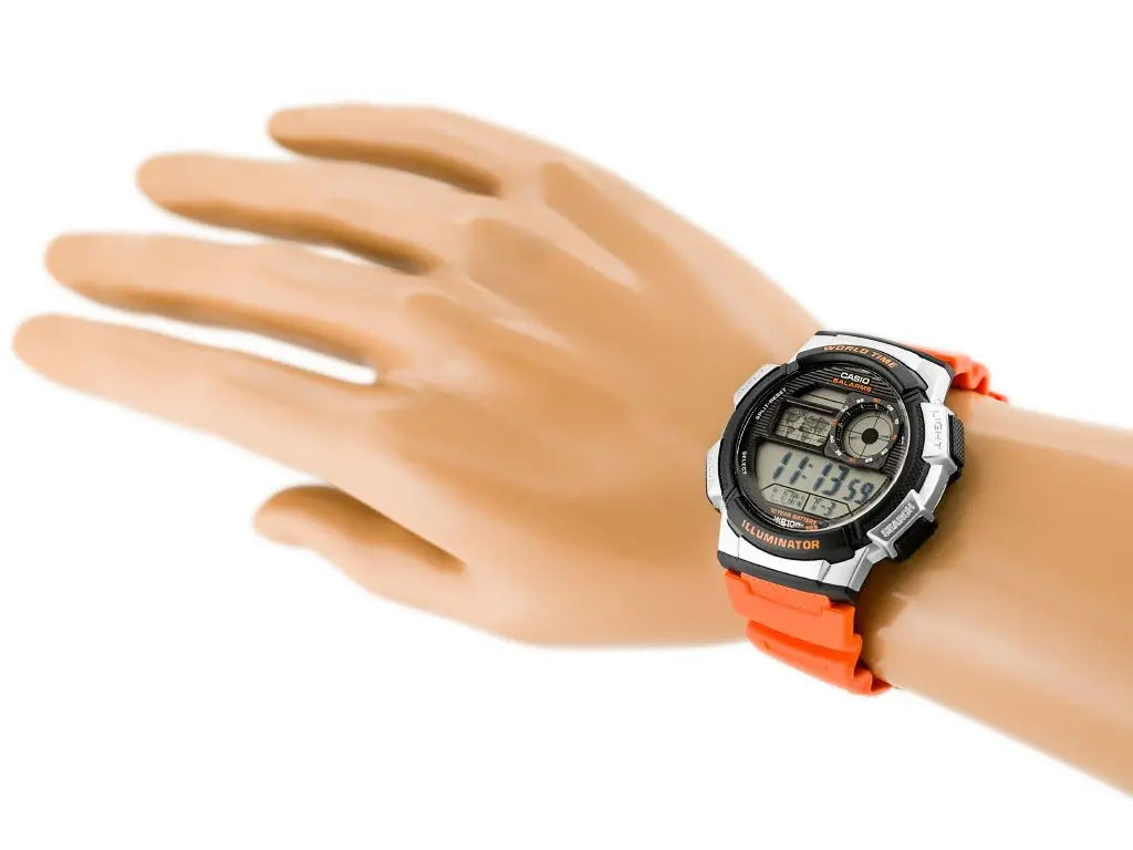 ZEGAREK MĘSKI CASIO AE-1000W 4BV (zd073d) - WORLD TIME + BOX-6