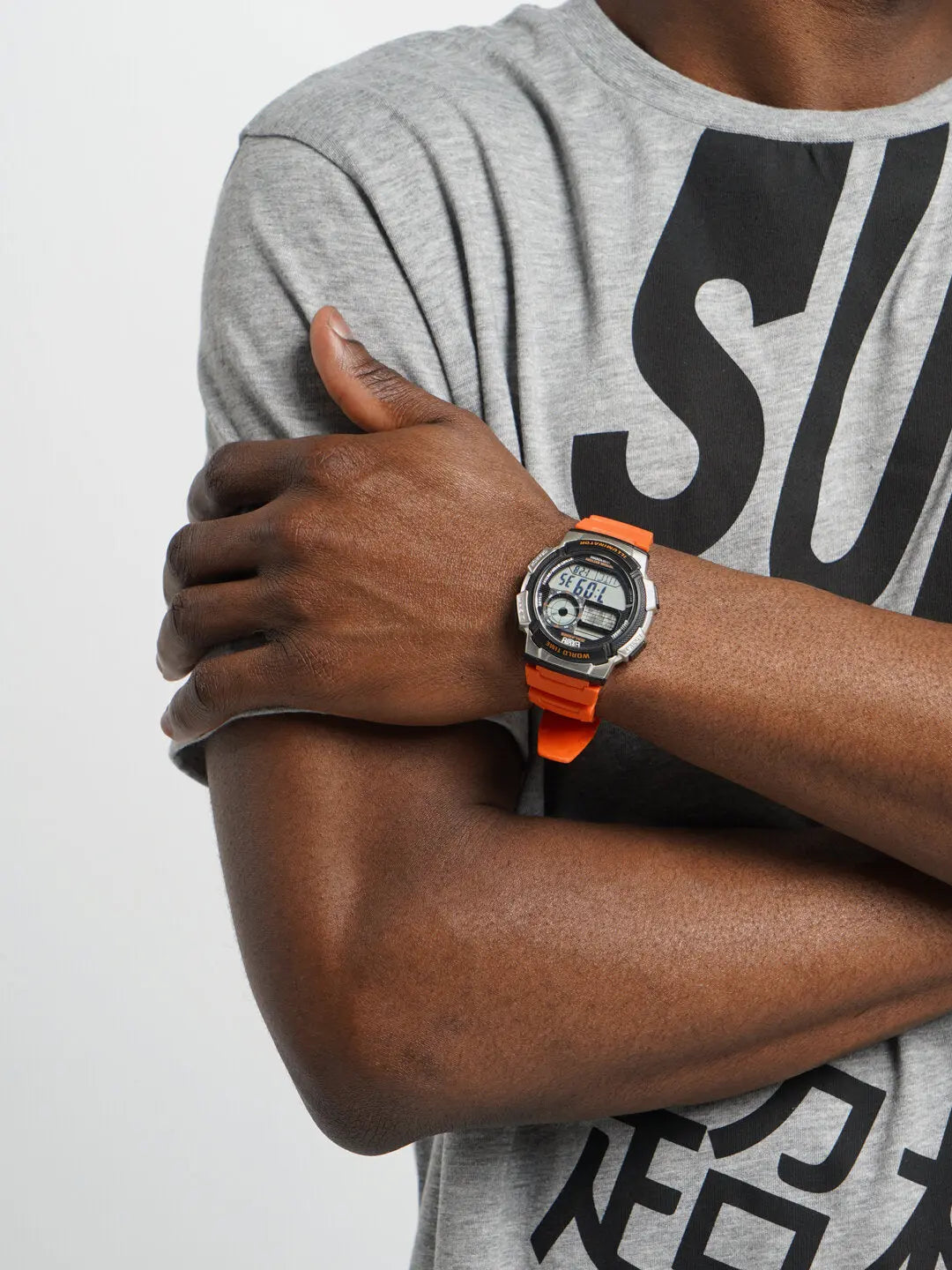 ZEGAREK MĘSKI CASIO AE-1000W 4BV (zd073d) - WORLD TIME + BOX-8