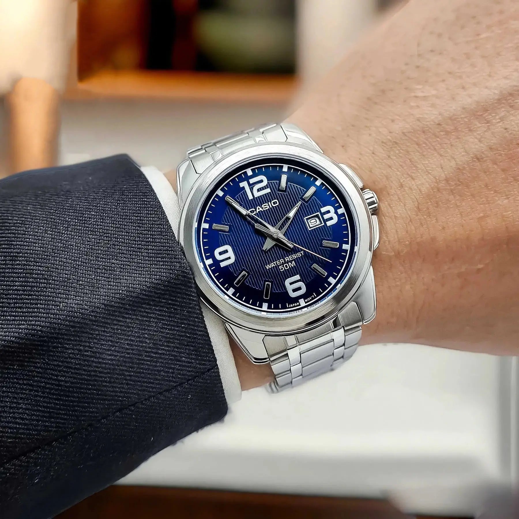 ZEGAREK MĘSKI CASIO MTP-1314D-2AV (zd024a) + BOX-7