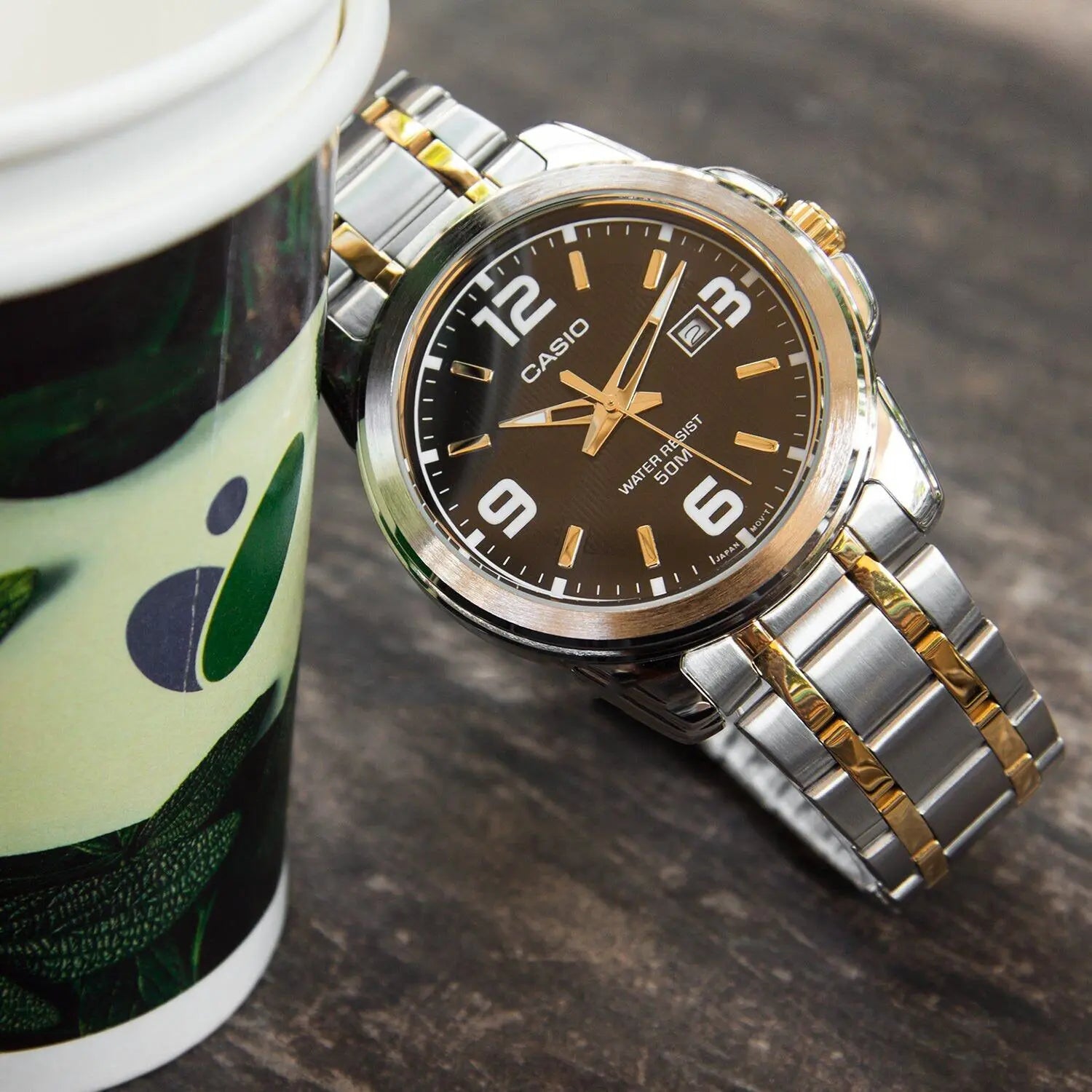 ZEGAREK MĘSKI CASIO MTP-1314SG-1AVDF (zd024d) + BOX-4