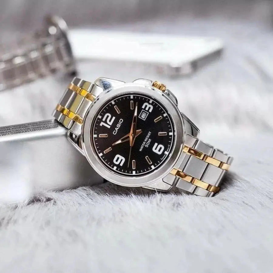 ZEGAREK MĘSKI CASIO MTP-1314SG-1AVDF (zd024d) + BOX-5