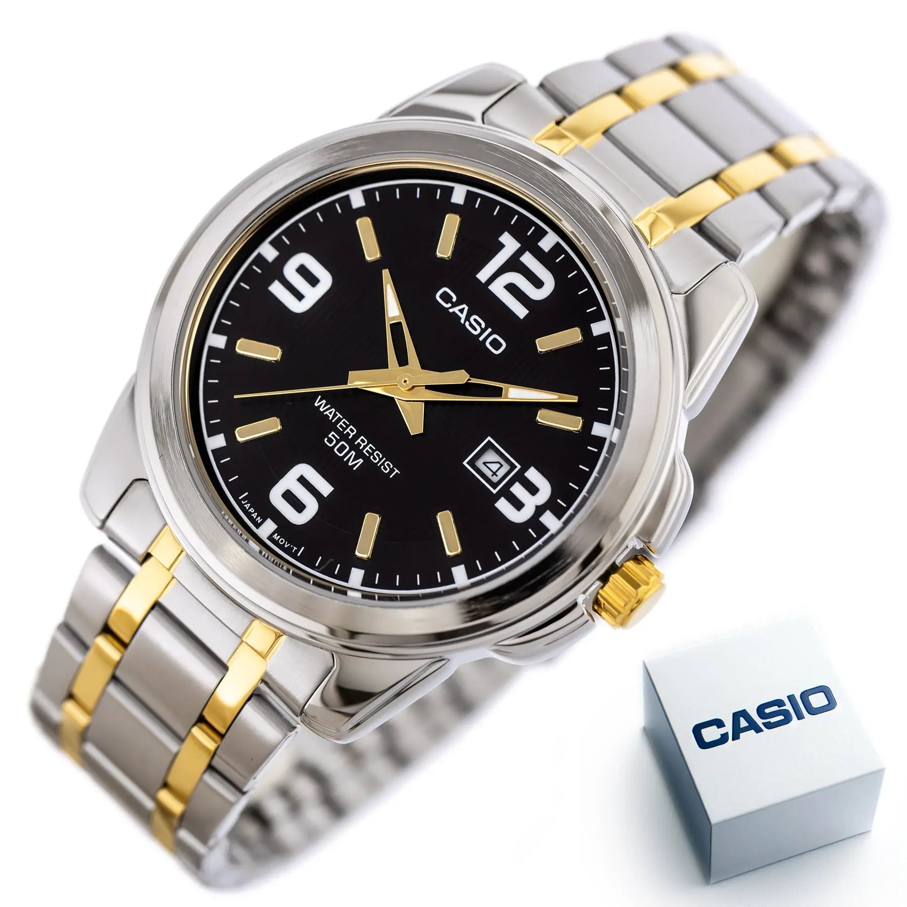 ZEGAREK MĘSKI CASIO MTP-1314SG-1AVDF (zd024d) + BOX-10