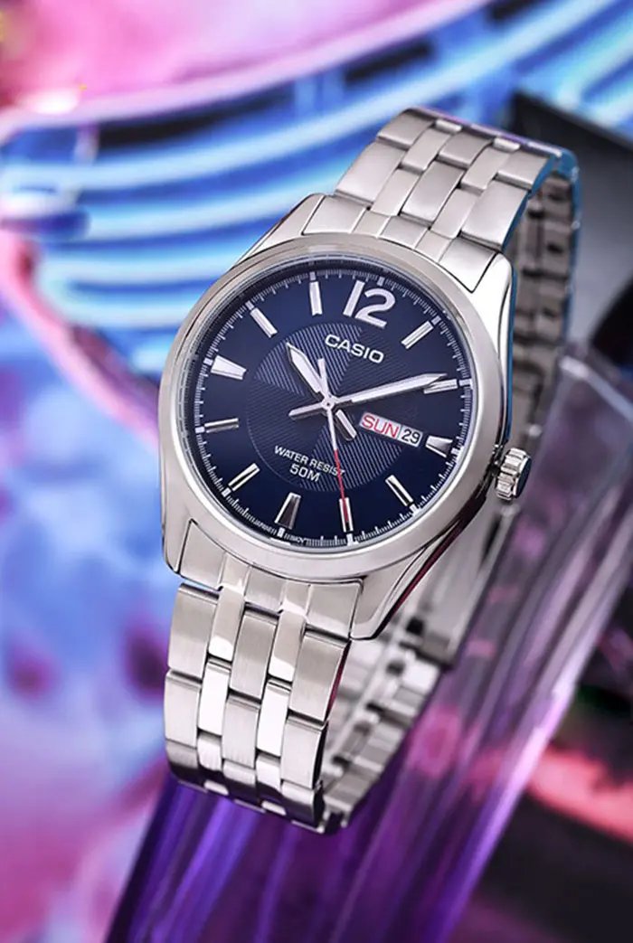 ZEGAREK MĘSKI CASIO MTP-1335D 2AV (zd026e) + BOX ZEGAREK MĘSKI CASIO MTP-1335D 2AV (zd026e) + BOX - Lorence 4971850945918