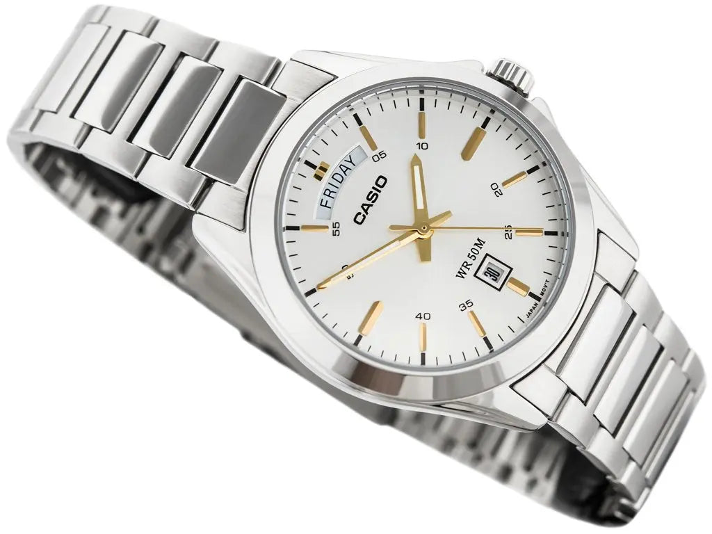 ZEGAREK MĘSKI CASIO MTP-1370D-7A2V (zd025d) + BOX-2