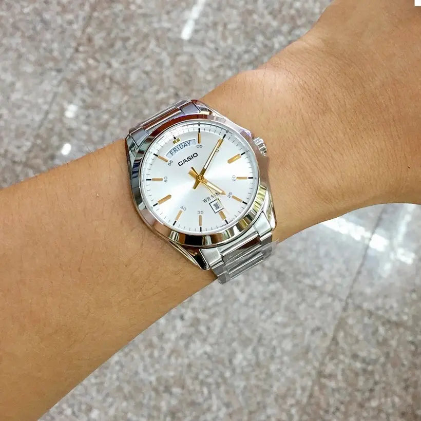 ZEGAREK MĘSKI CASIO MTP-1370D-7A2V (zd025d) + BOX-6