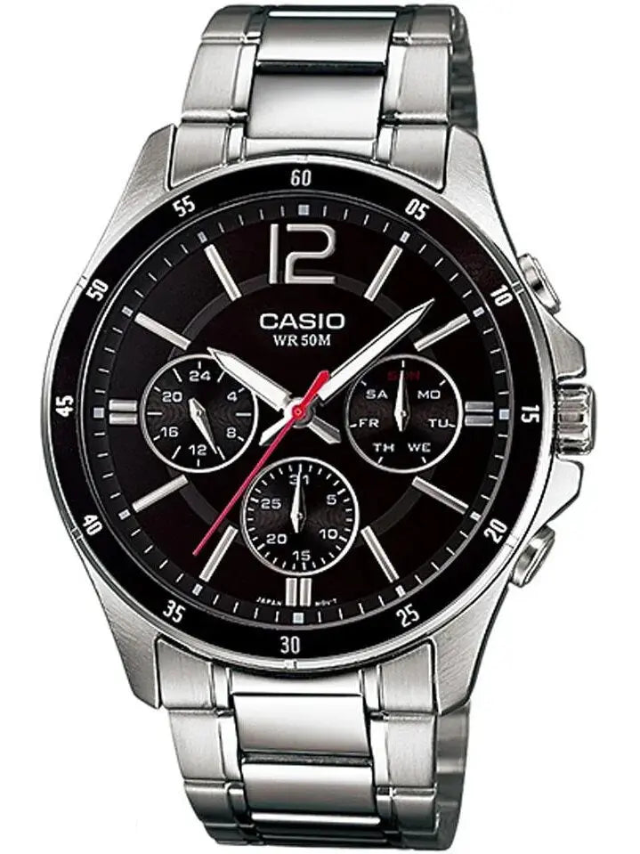 ZEGAREK MĘSKI CASIO MTP-1374D-1AV (zd063b) + BOX-1