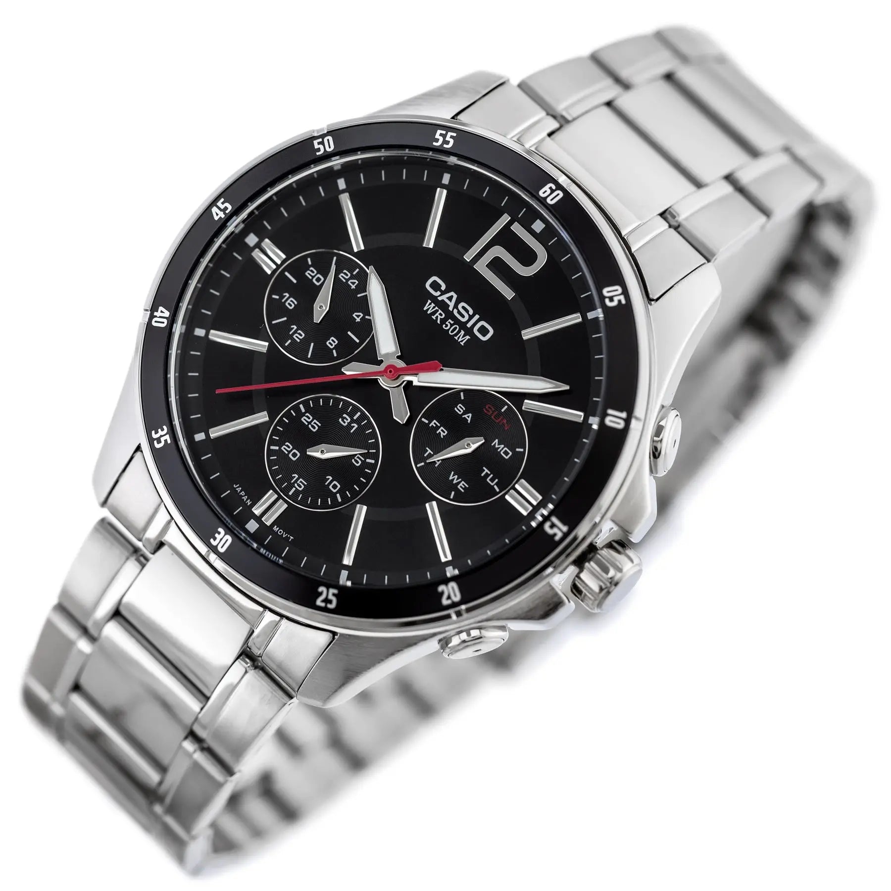 ZEGAREK MĘSKI CASIO MTP-1374D-1AV (zd063b) + BOX-2