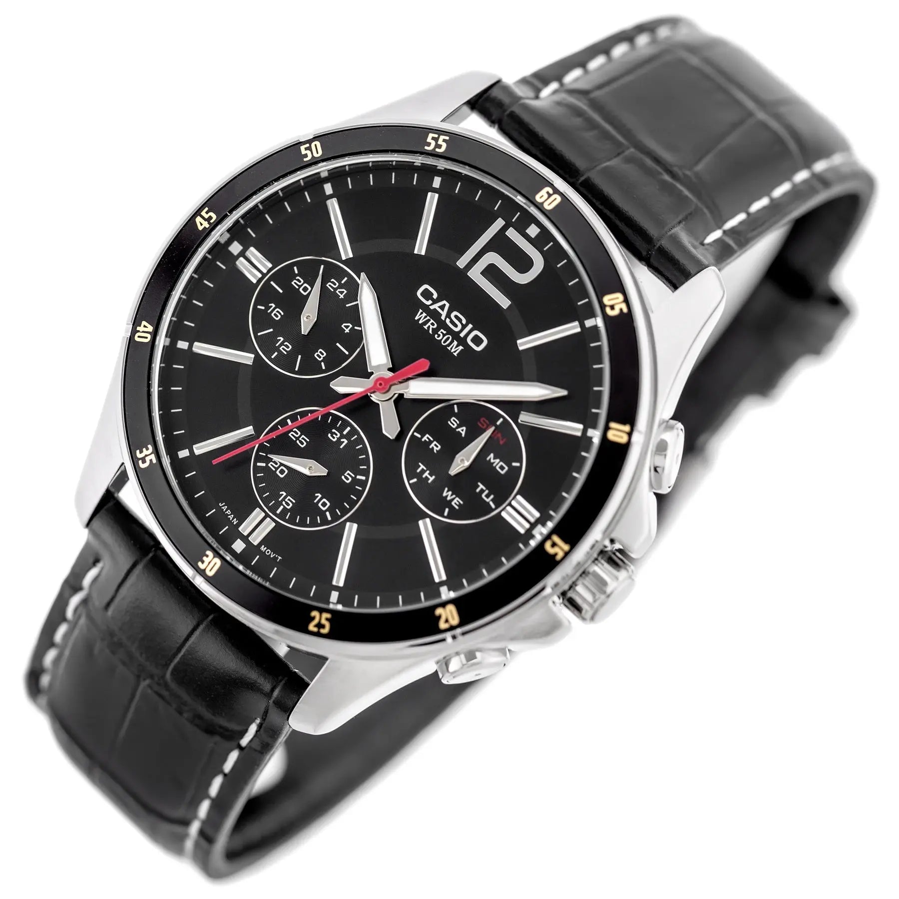 ZEGAREK MĘSKI CASIO MTP-1374L-1AV (zd064b) + BOX-2