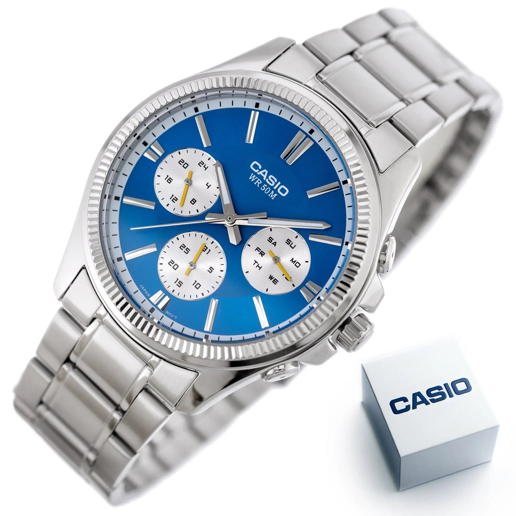 ZEGAREK MĘSKI CASIO MTP-1375D-2A2 (zd112d) + BOX ZEGAREK MĘSKI CASIO MTP-1375D-2A2 (zd112d) + BOX - Lorence 4549526369551