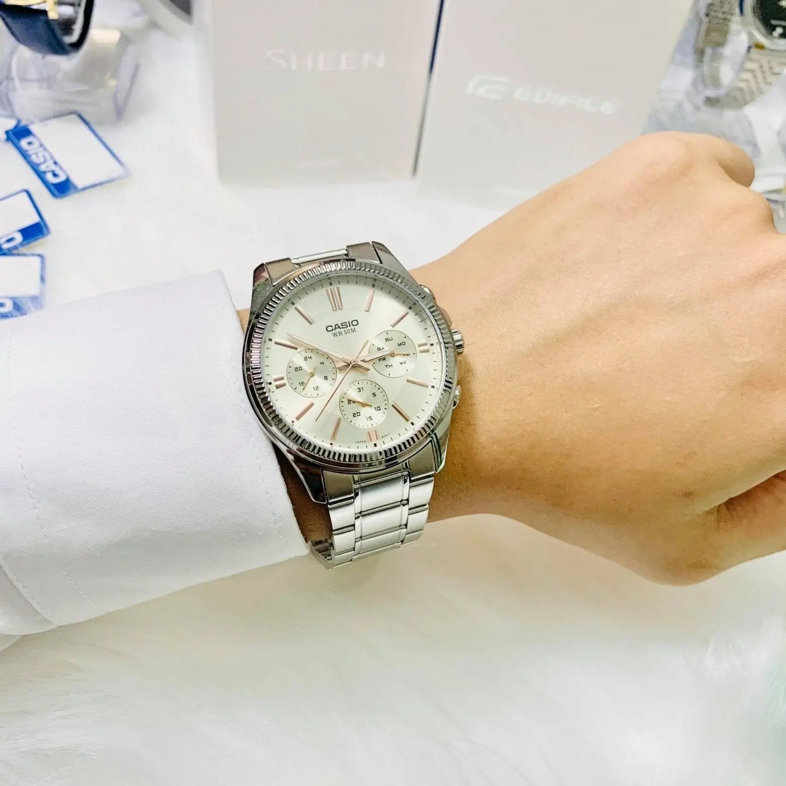 ZEGAREK MĘSKI CASIO MTP-1375D 7A2VDF (zd112c) + BOX-4
