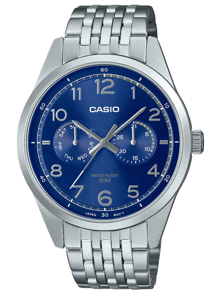 ZEGAREK MĘSKI CASIO MTP-E340D-2A (zd264b) + BOX ZEGAREK MĘSKI CASIO MTP-E340D-2A (zd264b) + BOX - Lorence 4549526381140