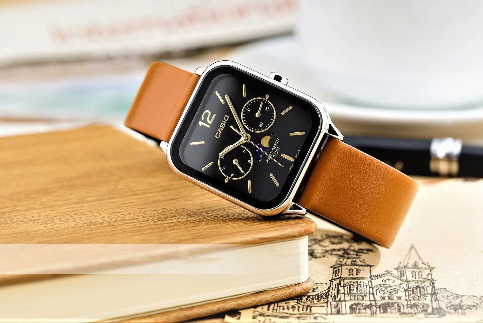 ZEGAREK MĘSKI CASIO MTP-M305L-1A + BOX ZEGAREK MĘSKI CASIO MTP-M305L-1A + BOX - Lorence 4549526352515