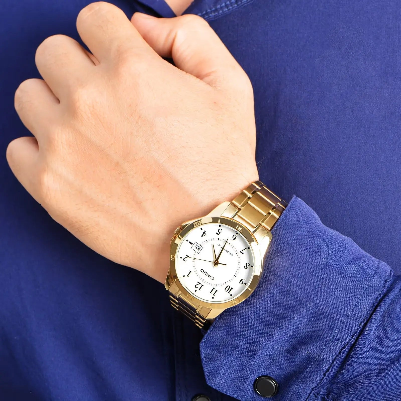 ZEGAREK MĘSKI CASIO MTP-V004G-7B (zd047c) + BOX-6